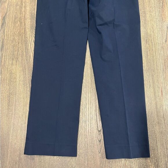 Hart Schaffner Marx Mens Dress Pants Straight Leg Flat Front Navy Size 34x32 - Picture 7 of 10